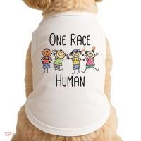 One Race Human Anti Racism Diversity Day Doggie Tank thumb 0