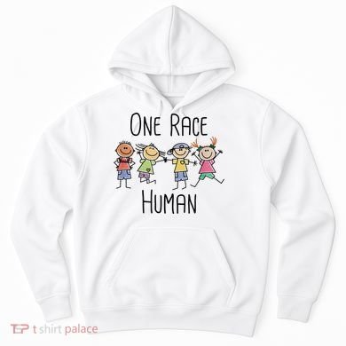 One Race Human Anti Racism Diversity Day Hoodie