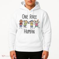 One Race Human Anti Racism Diversity Day Hoodie thumb 2