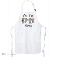 One Race Human Anti Racism Diversity Day Apron thumb 0