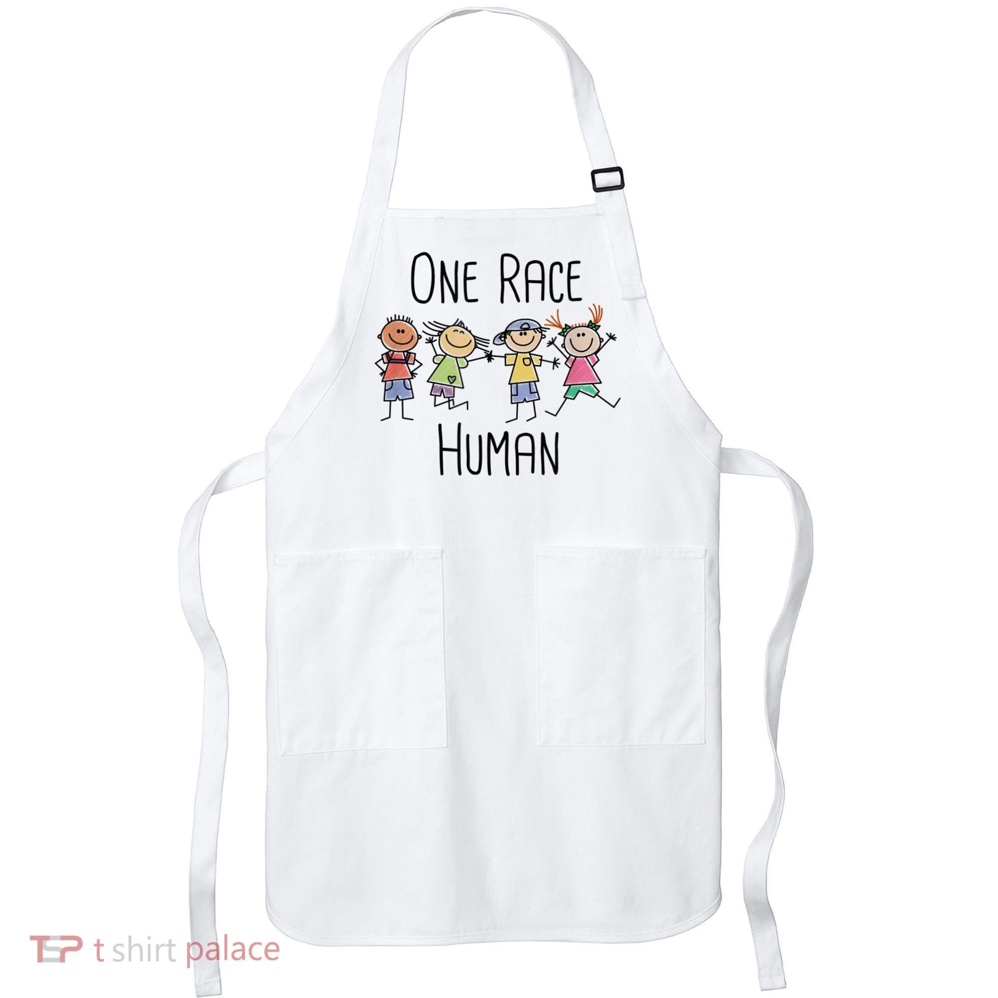 One Race Human Anti Racism Diversity Day Apron
