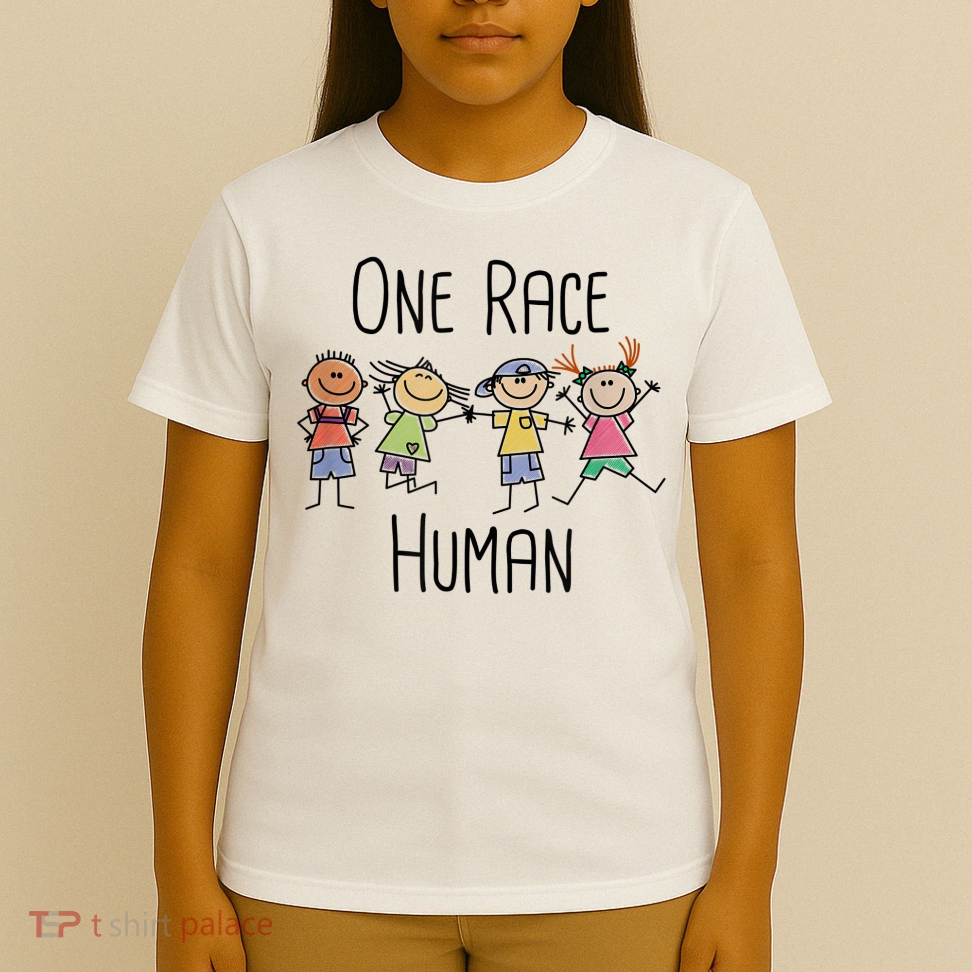 One Race Human Anti Racism Diversity Day T-Shirt