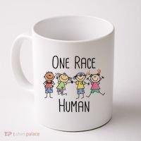 One Race Human Anti Racism Diversity Day Coffee Mug thumb 0