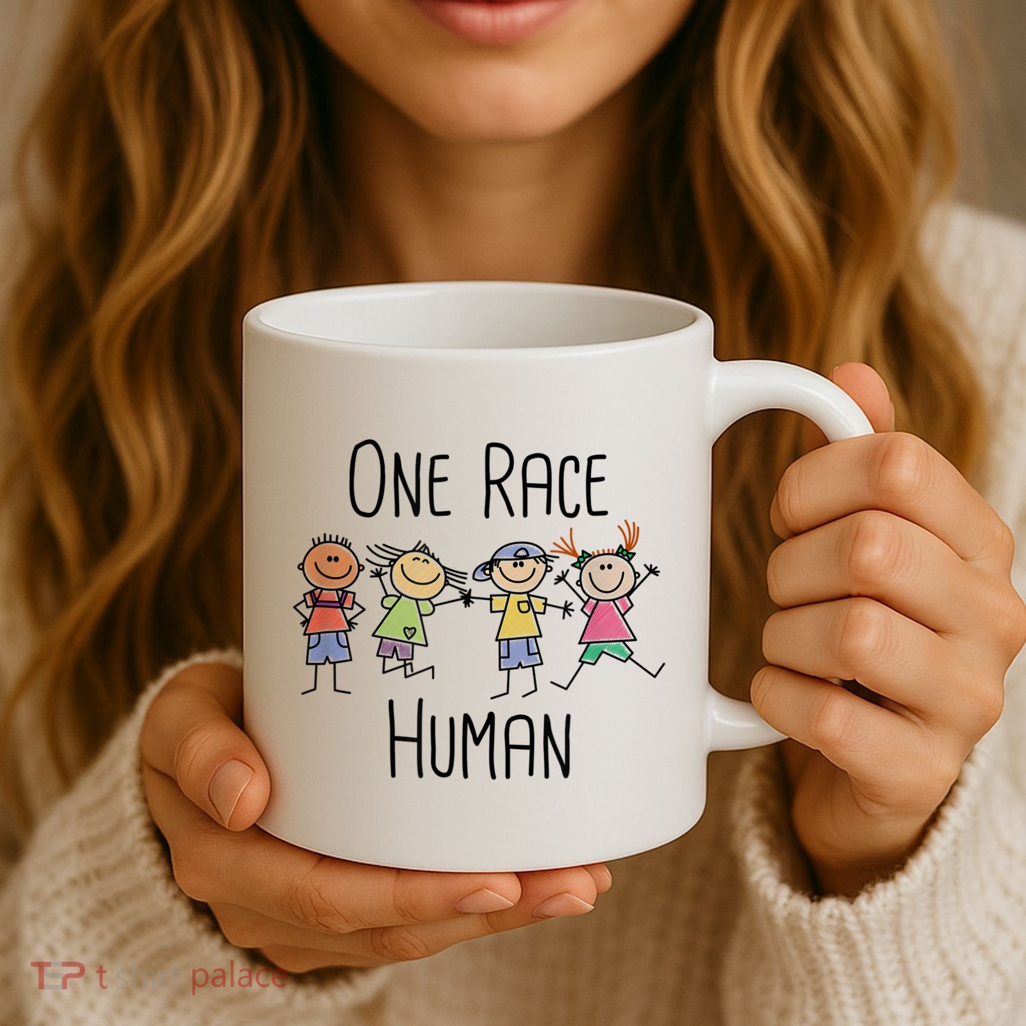 One Race Human Anti Racism Diversity Day Coffee Mug