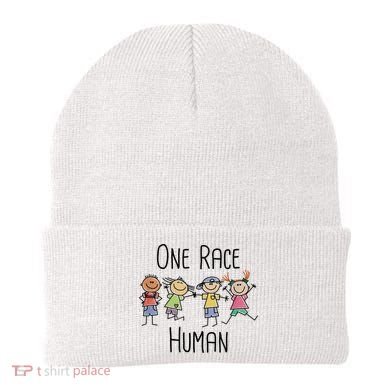 One Race Human Anti Racism Diversity Day Beanie
