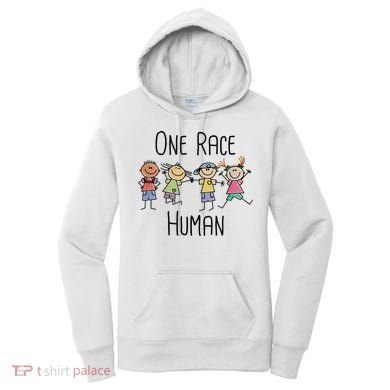 One Race Human Anti Racism Diversity Day Women's Hoodie