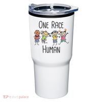 One Race Human Anti Racism Diversity Day Tumbler thumb 0