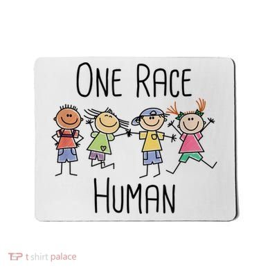 One Race Human Anti Racism Diversity Day Mousepad
