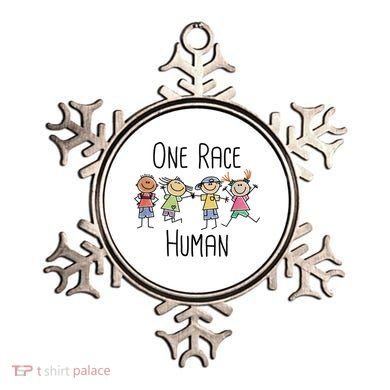 One Race Human Anti Racism Diversity Day Ornament