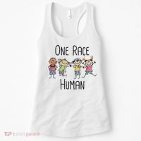 One Race Human Anti Racism Diversity Day Women's Tank Top thumb 0