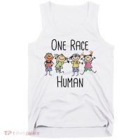 One Race Human Anti Racism Diversity Day Tank Top thumb 0