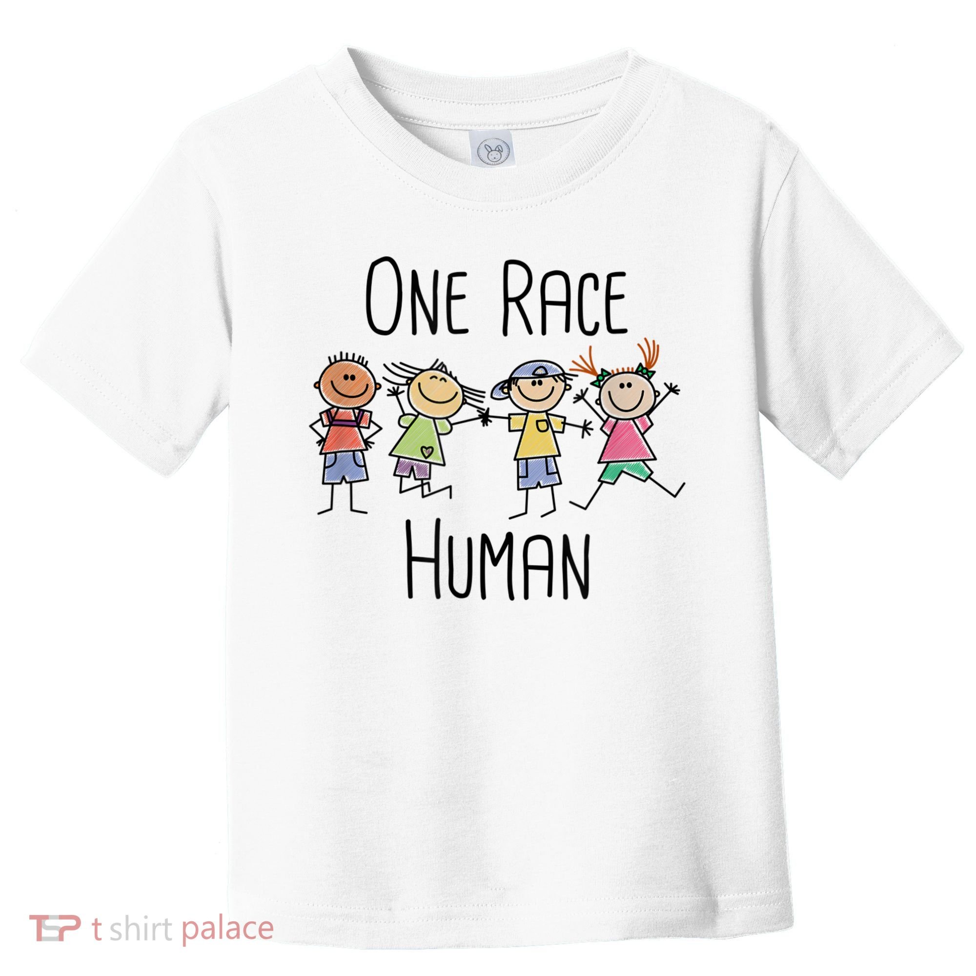 One Race Human Anti Racism Diversity Day Toddler T-Shirt