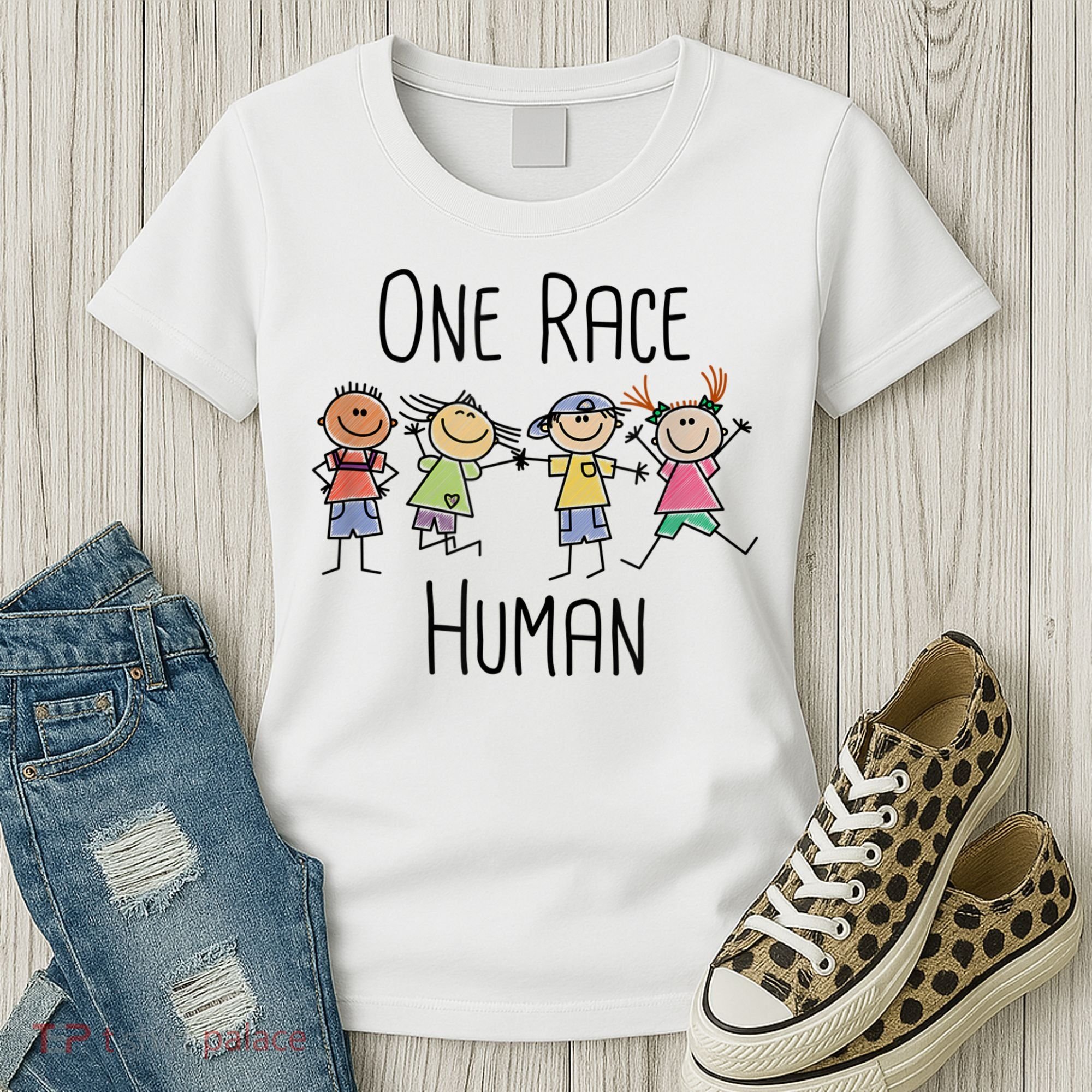 One Race Human Anti Racism Diversity Day Women's T-Shirt