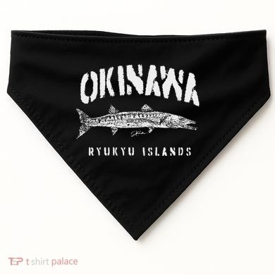 Okinawa Ryukyu Islands Japan Great Barracuda USA-Made Doggie Bandana