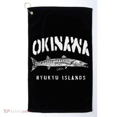 Okinawa Ryukyu Islands Japan Great Barracuda Golf Towel