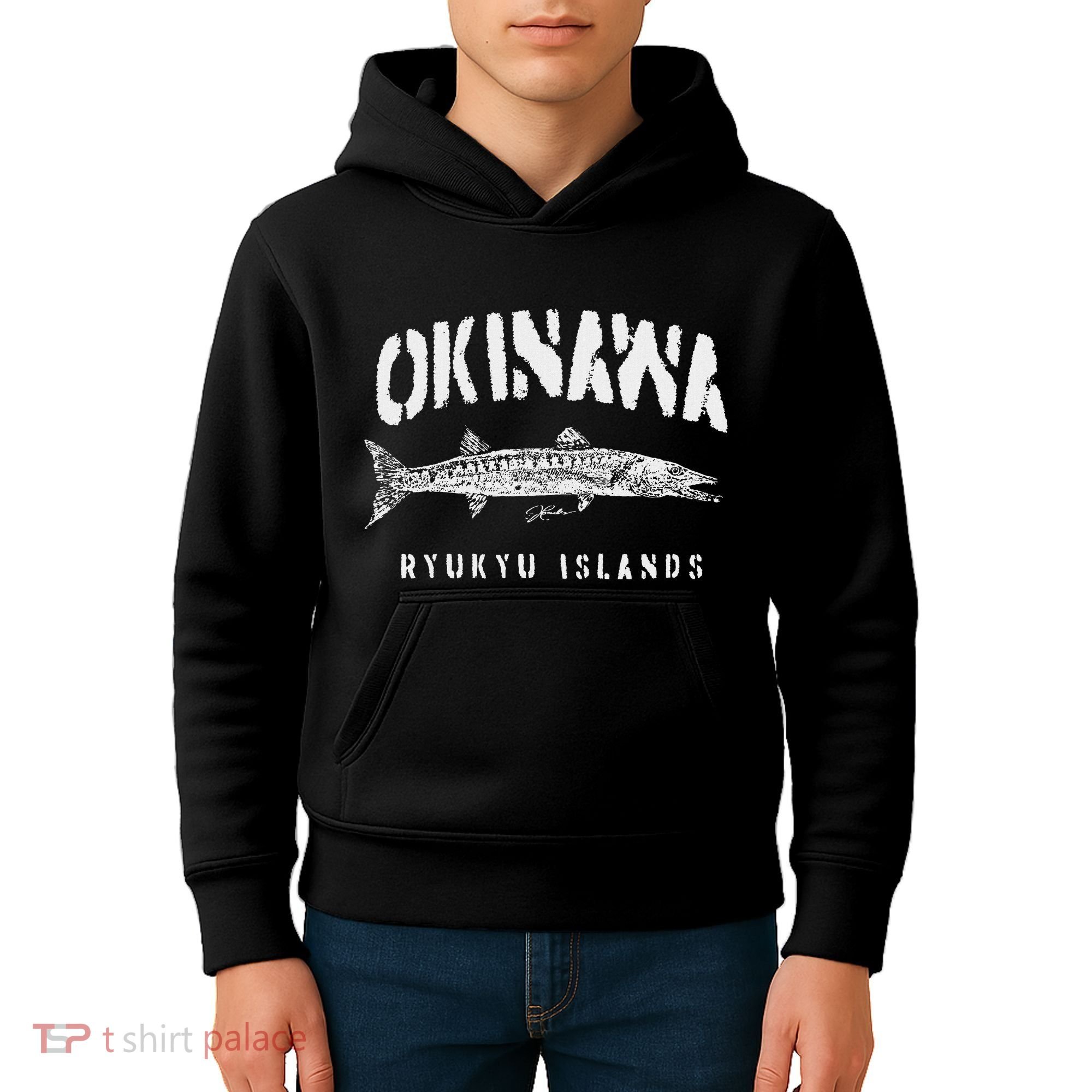 Okinawa Ryukyu Islands Japan Great Barracuda Kids Hoodie