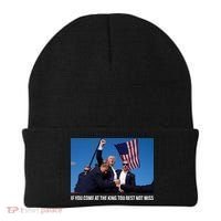 Old Row If You Come At The King You Best Not Miss Beanie thumb 0