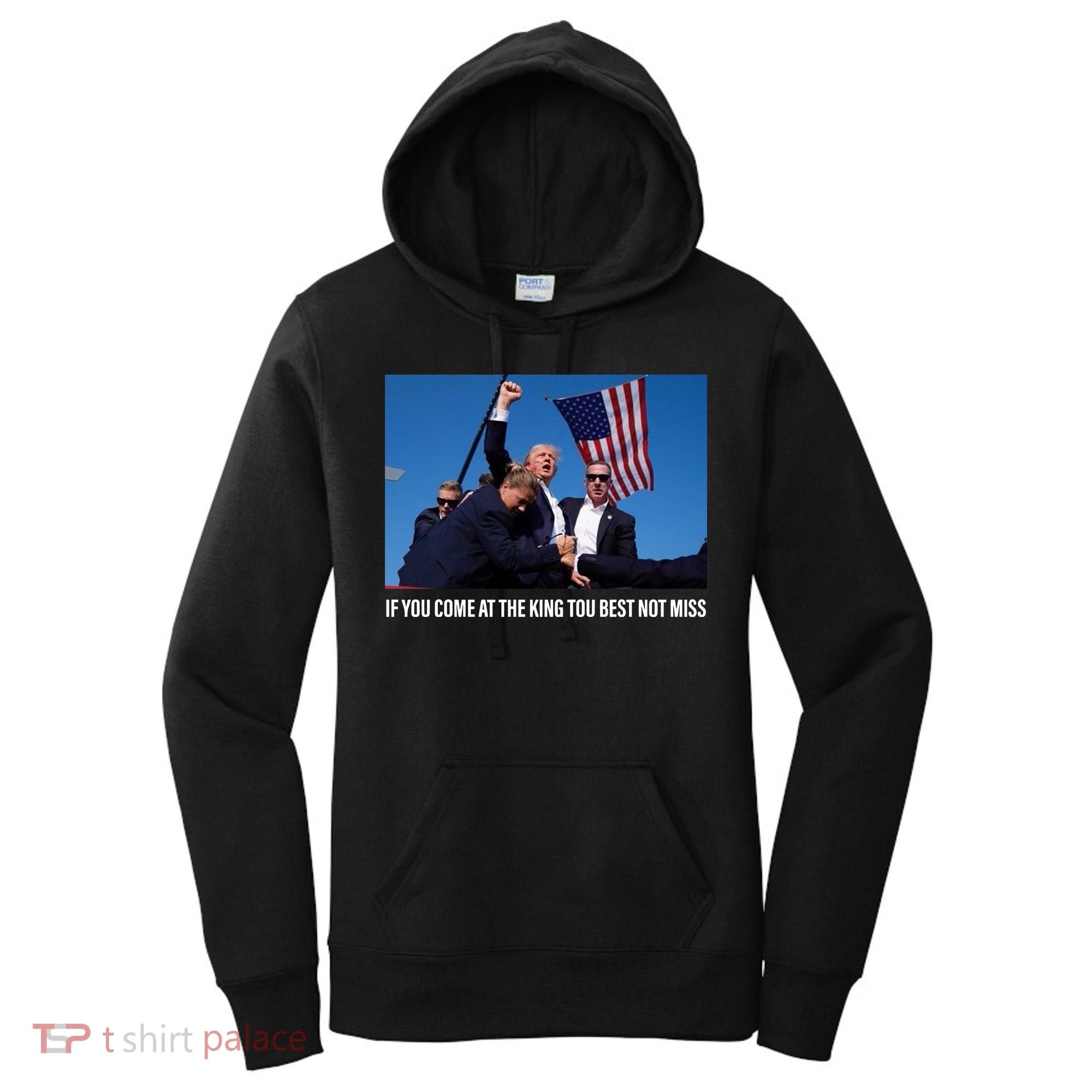 Old Row If You Come At The King You Best Not Miss Women's Hoodie