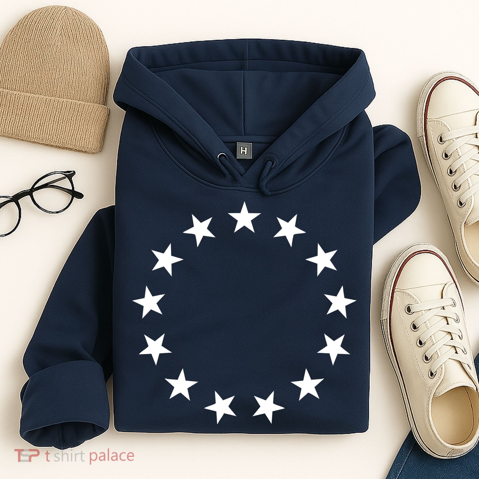 Original 13 Colonies Stars Betsy Ross Flag Hoodie