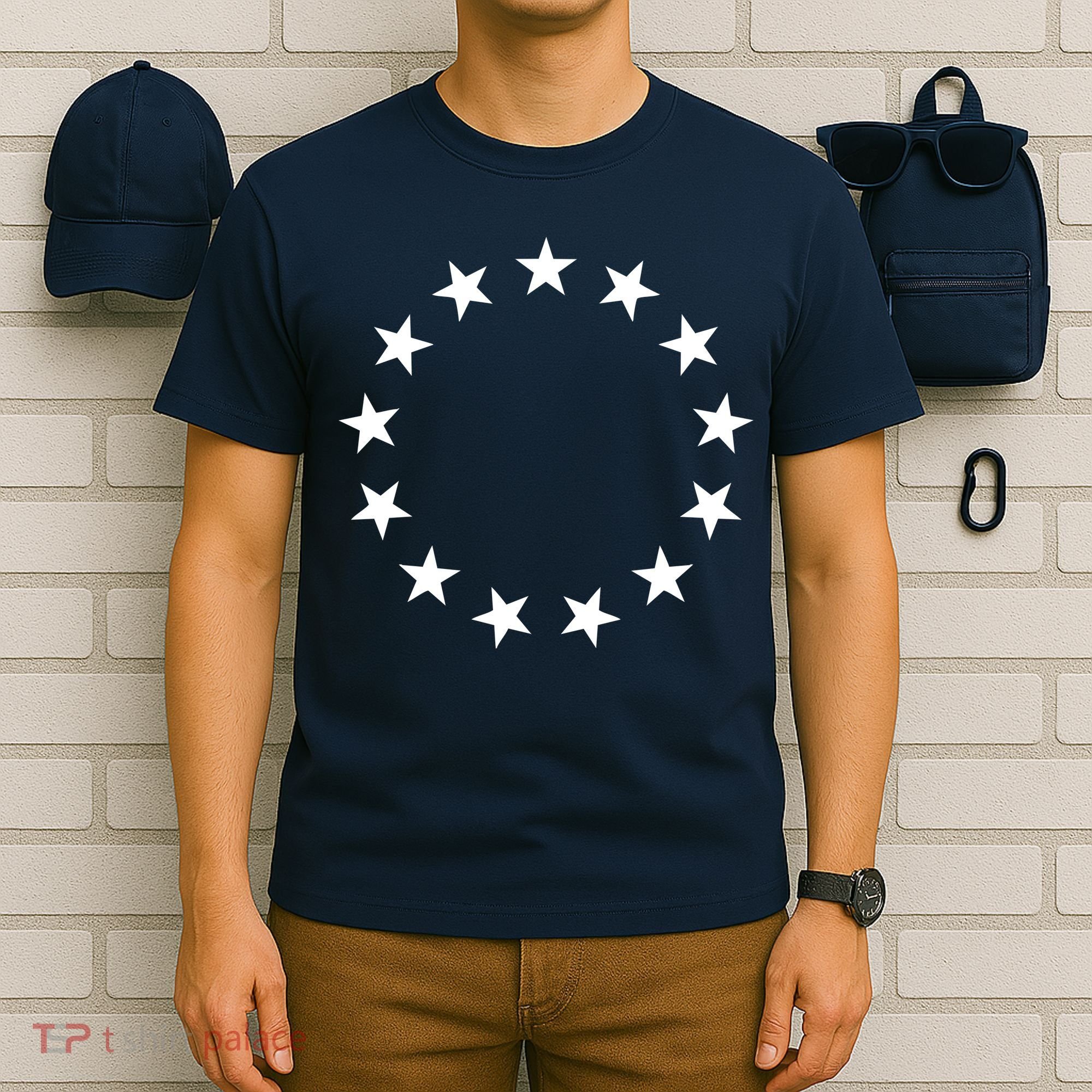Original 13 Colonies Stars Betsy Ross Flag T-Shirt