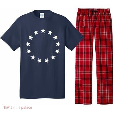 Original 13 Colonies Stars Betsy Ross Flag Pajama Set