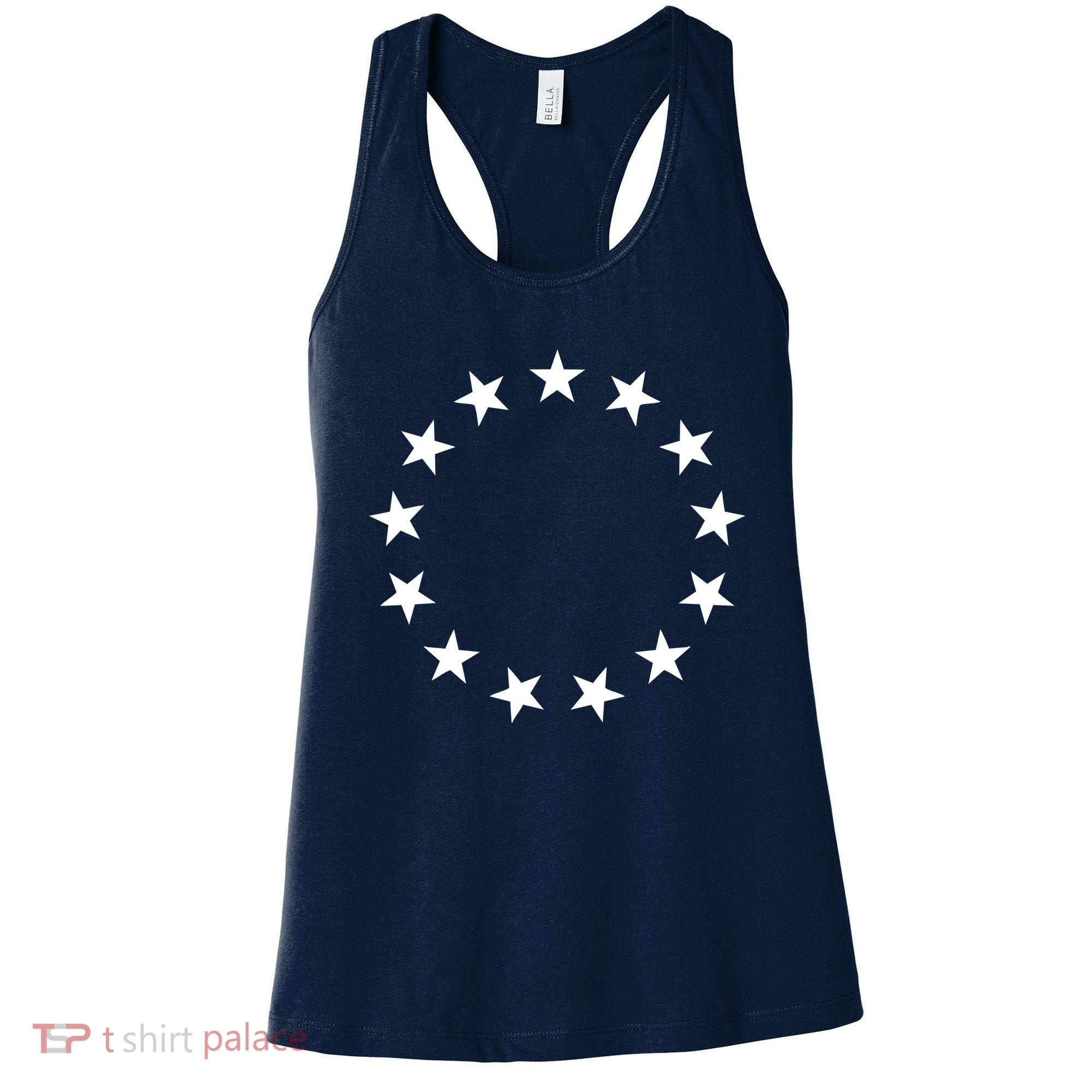 Original 13 Colonies Stars Betsy Ross Flag Women's Tank Top