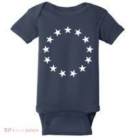 Original 13 Colonies Stars Betsy Ross Flag Baby Bodysuit thumb 0