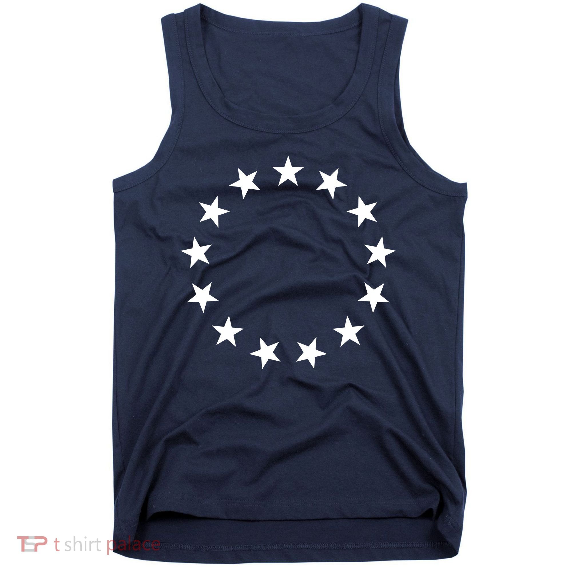 Original 13 Colonies Stars Betsy Ross Flag Tank Top