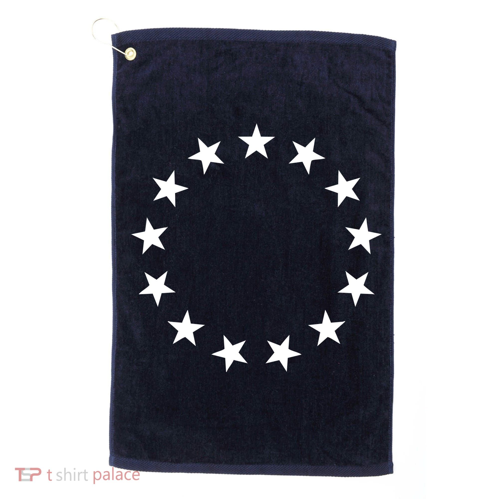 Original 13 Colonies Stars Betsy Ross Flag Golf Towel