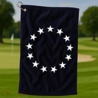 Original 13 Colonies Stars Betsy Ross Flag Golf Towel thumb 1