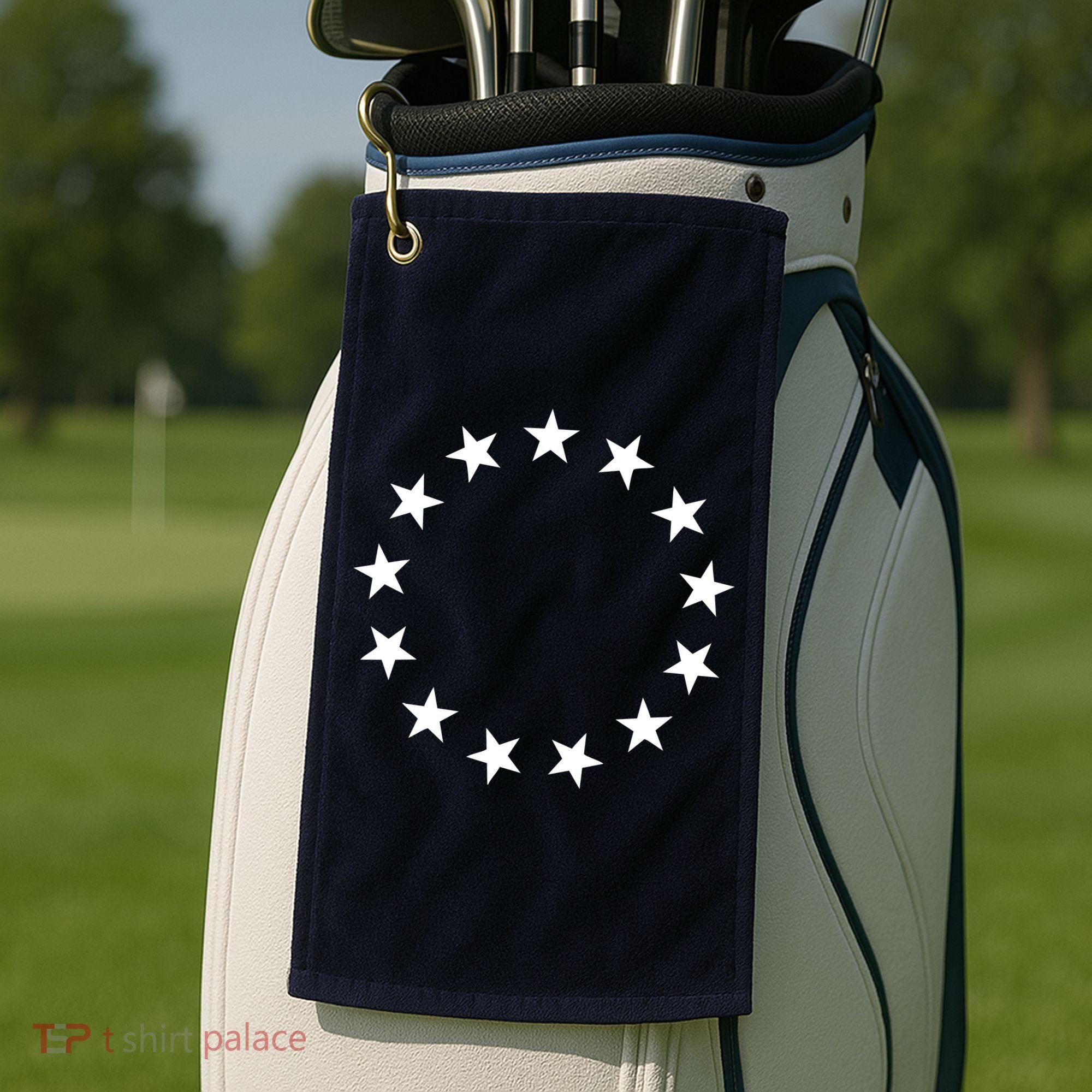 Original 13 Colonies Stars Betsy Ross Flag Golf Towel