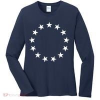 Original 13 Colonies Stars Betsy Ross Flag Women's Long Sleeve Shirt thumb 0