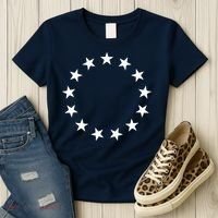 Original 13 Colonies Stars Betsy Ross Flag Women's T-Shirt thumb 3
