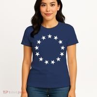 Original 13 Colonies Stars Betsy Ross Flag Women's T-Shirt thumb 4