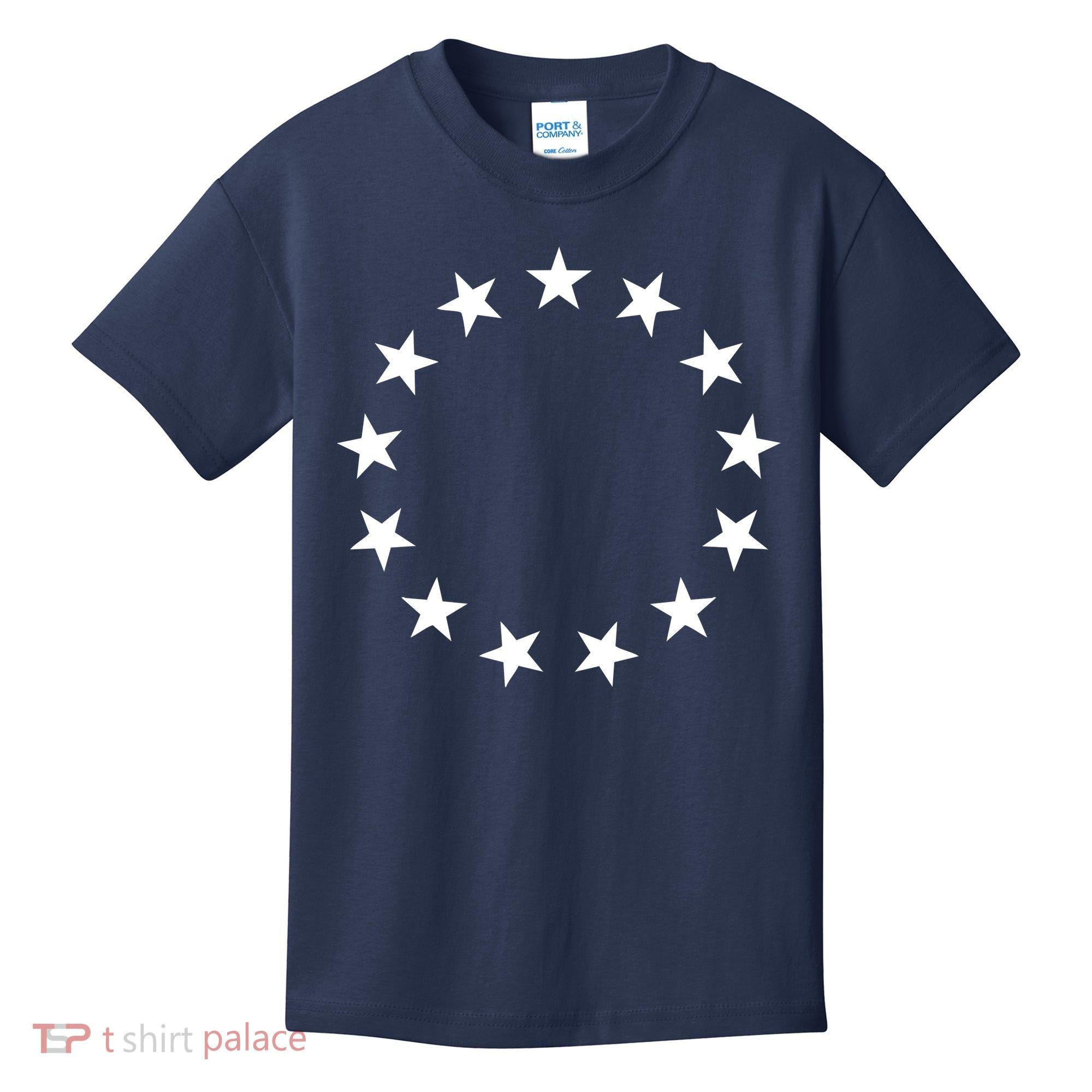 Original 13 Colonies Stars Betsy Ross Flag Kids T-Shirt