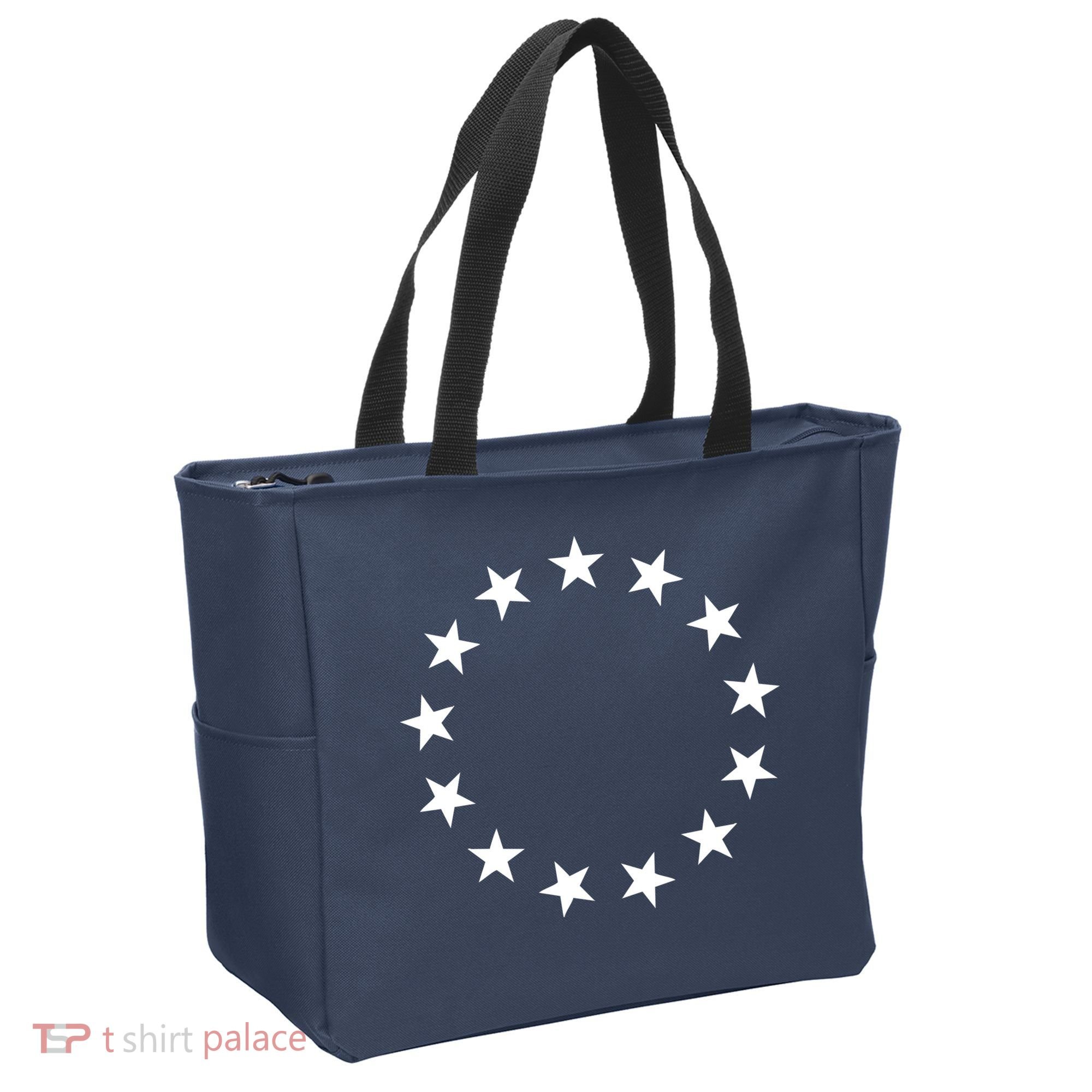 Original 13 Colonies Stars Betsy Ross Flag Tote Bag