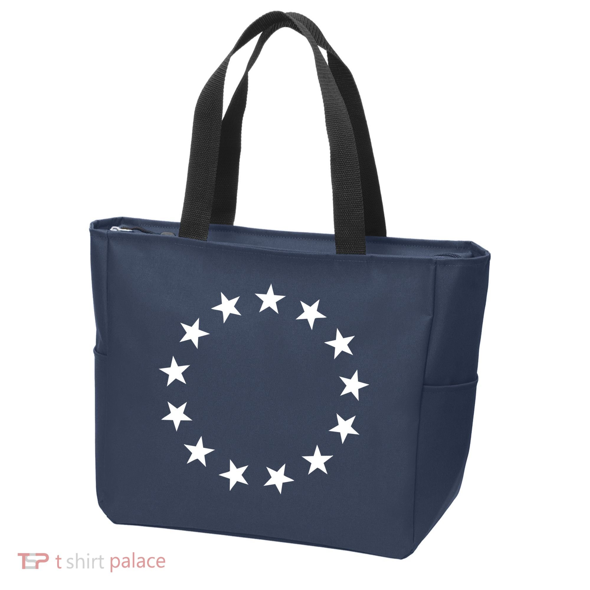 Original 13 Colonies Stars Betsy Ross Flag Tote Bag