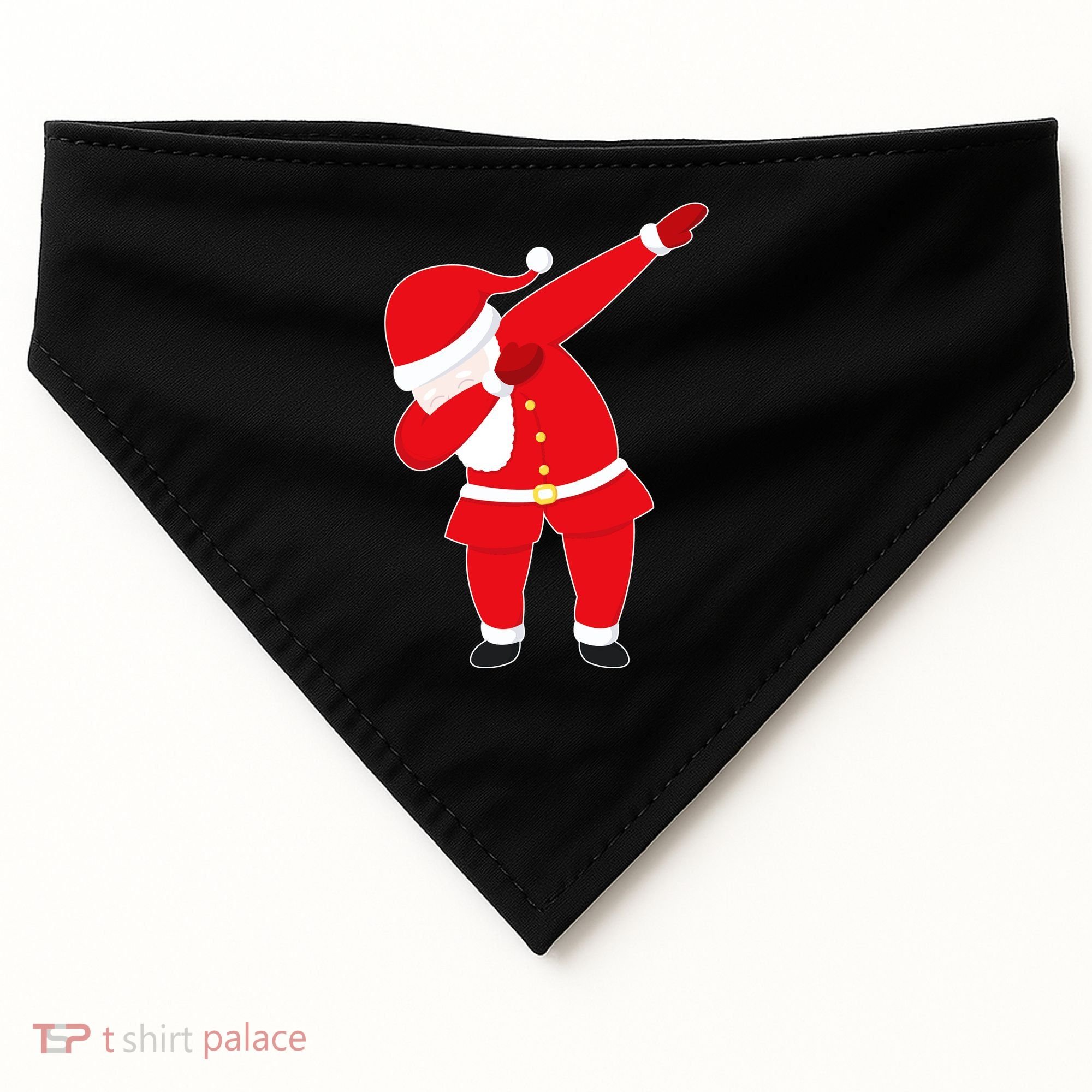 Original Dabbing Santa USA-Made Doggie Bandana