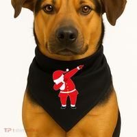 Original Dabbing Santa USA-Made Doggie Bandana thumb 1