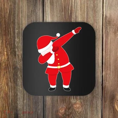 Original Dabbing Santa Coaster