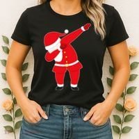 Original Dabbing Santa Women's T-Shirt thumb 2