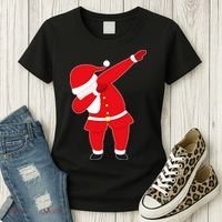 Original Dabbing Santa Women's T-Shirt thumb 3