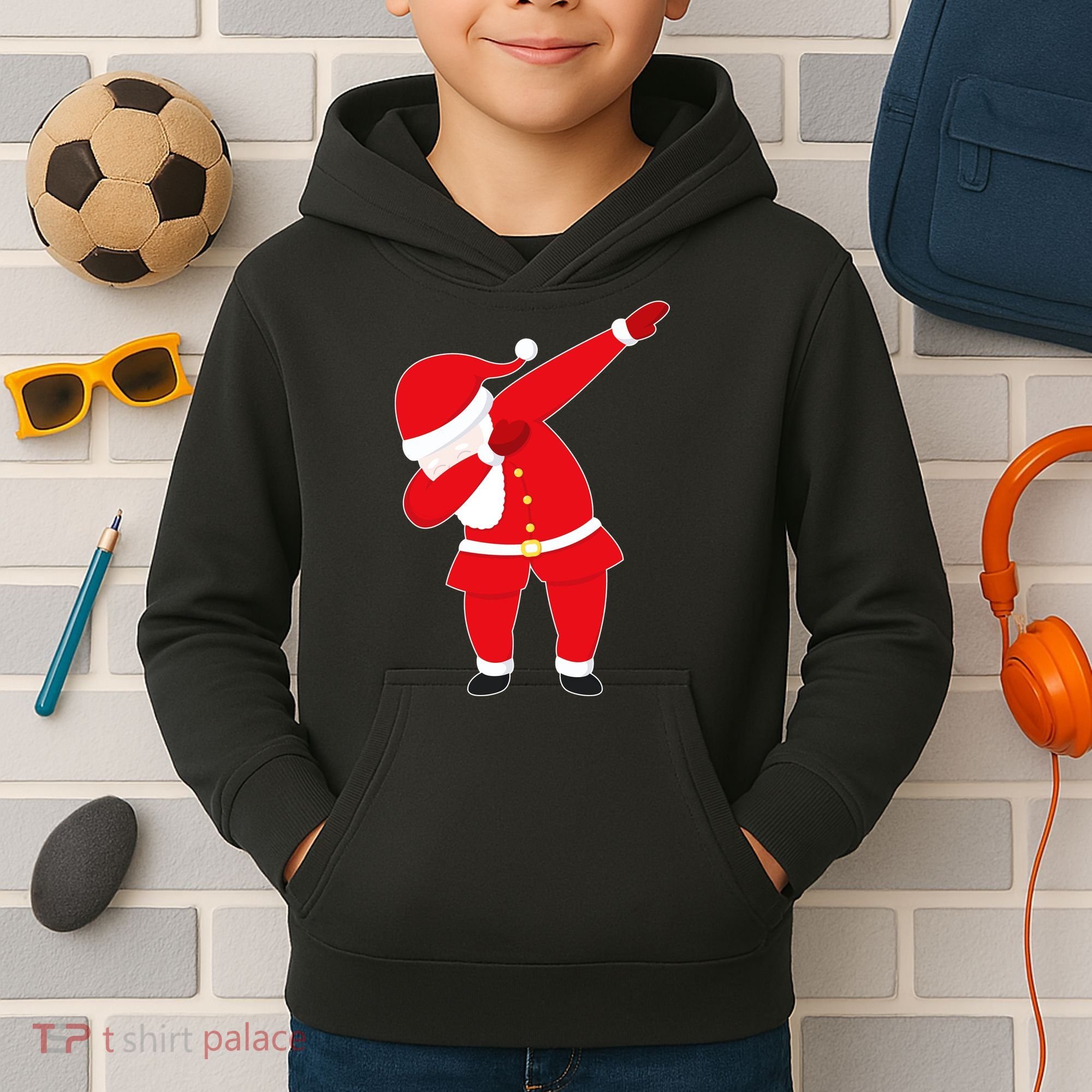 Original Dabbing Santa Kids Hoodie