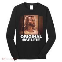 Original Selfie Jesus Long Sleeve Shirt thumb 0