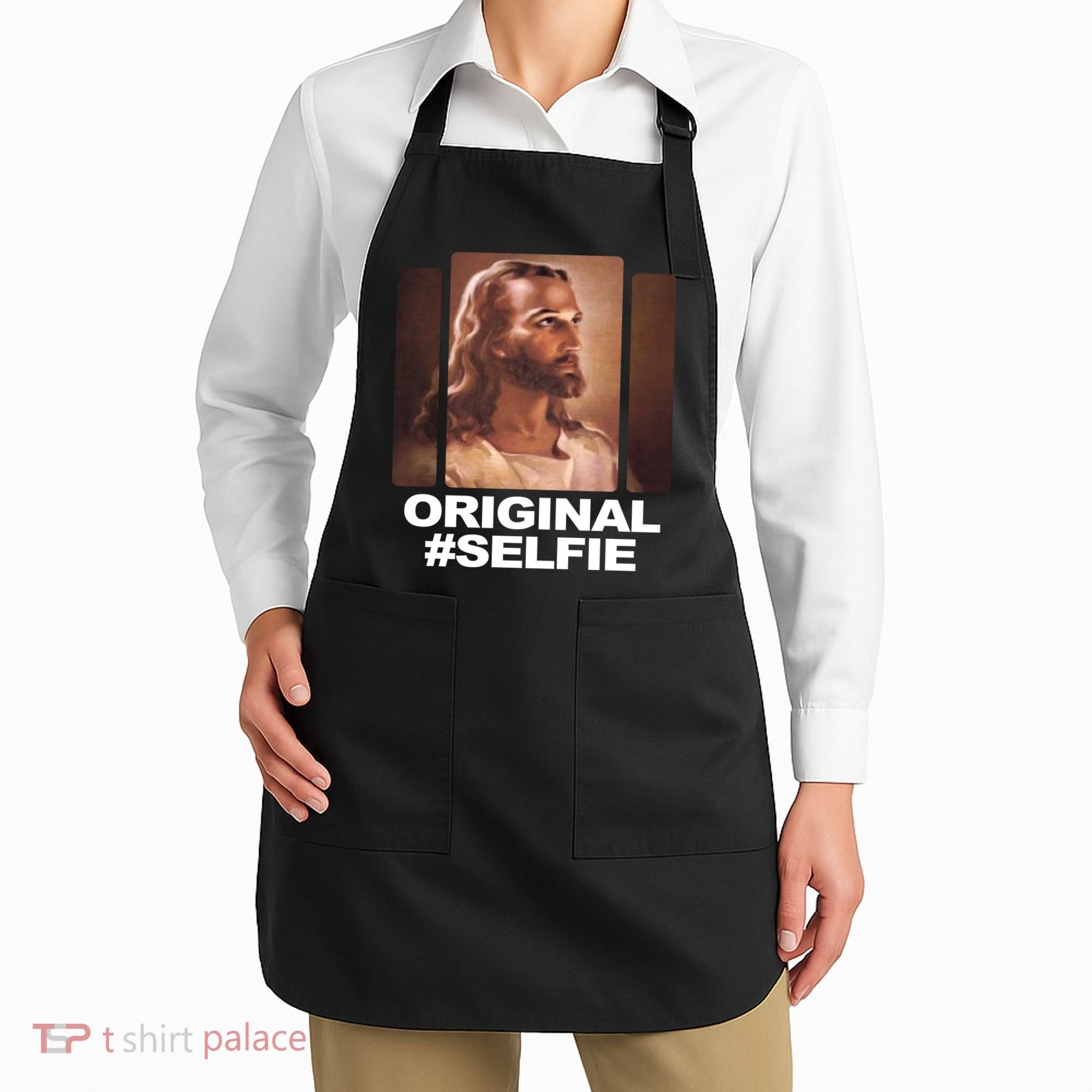 Original Selfie Jesus Apron