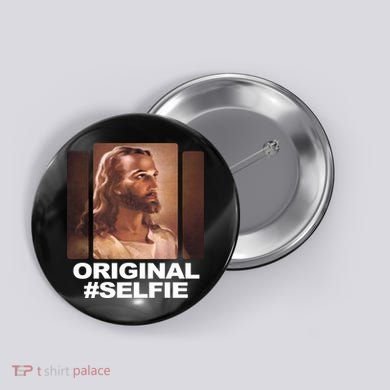 Original Selfie Jesus Button