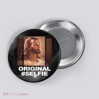 Original Selfie Jesus Button