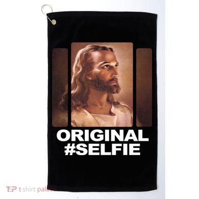 Original Selfie Jesus Golf Towel