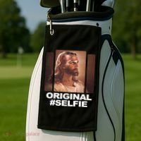 Original Selfie Jesus Golf Towel thumb 2
