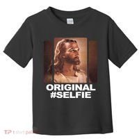 Original Selfie Jesus Toddler T-Shirt thumb 0